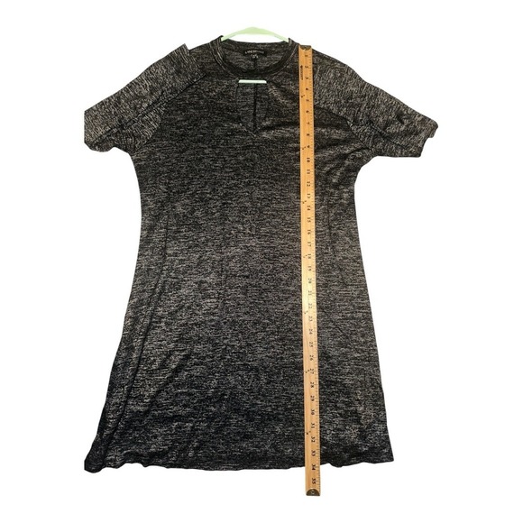 Lane Bryant Black Marled Tunic Dress, Size 12/14 - Picture 7 of 7